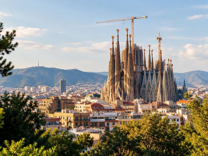 Sagrada Familia in Barcelona, Spain